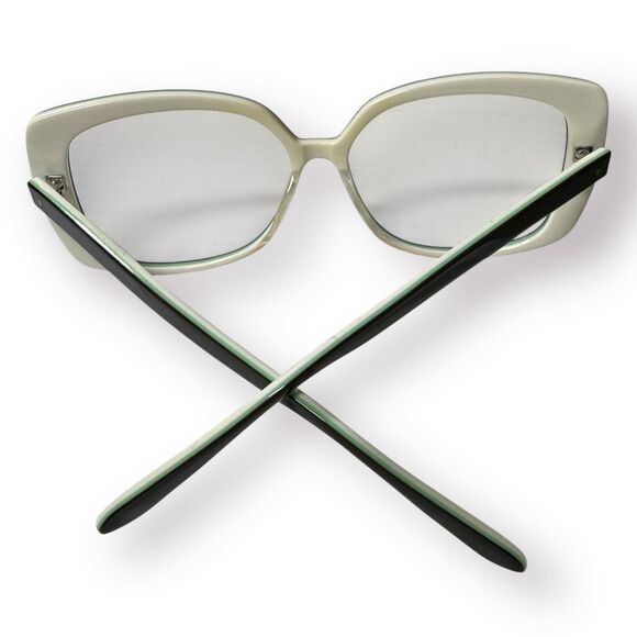 Paul Frank Cat Eye Eyeglasses Teal Multi Color Handmade Frames 138mm - Picture 6 of 10